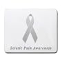 Sciatic Pain Awareness Ribbon Mouse Pad