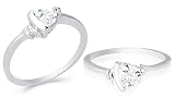 Trillion Cut White Cz Ring Sterling Silver Size 9