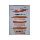 Tupperware FlatOut 4 cup container in Orbit Orange