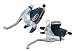 Shimano ST-M410 Alivio V-Brake Shift/Brake Lever 8 Speed Set, Silver
