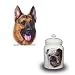 Classic Collection Dog Breed Treat Jar - German Shepherd