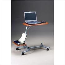 Laptop Caddy II Mobile Computer Workstation, Medium Cherry (TIF951MEC) Category: Mobile Workstations