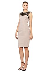 Sequined Faille/Silk  Dress