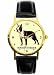 boston terrier - Boston Terrier watch classic size 1.1/4 inch dial. Gold tone case Black leather band.