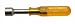 Xcelite P-10 5/16 x 3 1/2 Compact Standard Screwdriver, Amber Handle