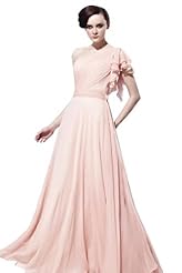 Lace Crystals Applique Crystal Beaded Cocktail Chiffon/Taffeta/Tulle One Shoulder  Dress