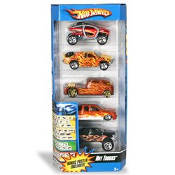 5-Car Gift Pack: 5-Car Gift Pack - Hot Trucks by Mattel
