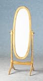 Furniture Imports Antique Pine Full Length Cheval Mirror Cheval Mirror