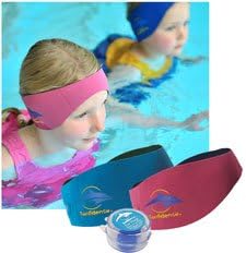 Konfidence Aquaband earband for swimming (pink, child)