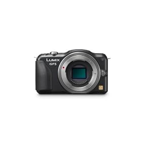 Panasonic DMC-GF5KBODY 12 MP Compact System Camera with 3-Inch LCD - Body Only (Black)