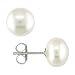 7.5-8 mm Freshwater Pearl Earrings in Silver