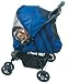 Pet Gear Happy Trails 30-Pound-Capacity Pet Stroller, Cobalt Blue