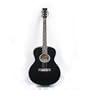 Full Size Steel String Guitar with Stand and Carrying Bag - Black