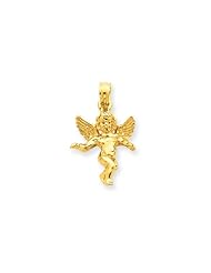 14K Yellow Gold Angel Pendant
