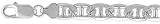 Sterling Silver 5/16 (7.4 mm) Thick PAVE (Diamond Cut) Mariner Chain, NICKEL FREE