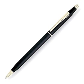 Cross Classic Century Black Ball-Point Pen with 23 Karat Gold Plated Appointments