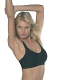 Pure Lime Support Sports Bra- Black