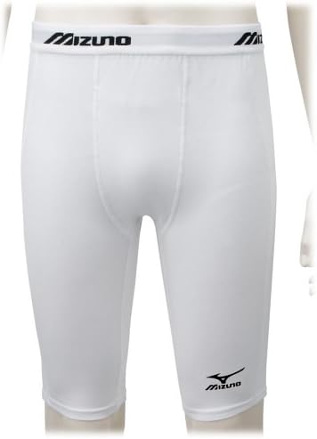 Mizuno Men's Sliding Compression Short G3 (White, X-Large)