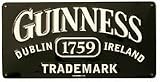 Guinness Trademark Metal Sign Dublin Ireland
