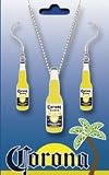 Corona Extra Bottle Pendant Necklace and Dangle Earrings Set