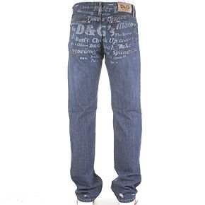 D&G - Dolce & Gabbana regular straight leg denim jeans