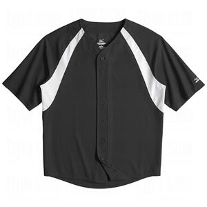 Mizuno Mens Mesh Full-Button Colorblock Jerseys