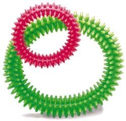 POLY VINYL COLORBURST SPIKE RING LARGE