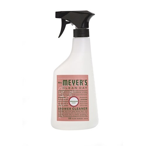 Mrs. Meyer's Clean Day Shower Cleaner, Geranium, 22-Ounce Bottles (Case of 6)