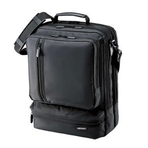 SANWA SUPPLY BAG-3WAY6BK 3WAYビジネスバッグ(タテ型)