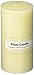 Zest Candle Pillar Candle, 3 by 6-Inch, Ivory