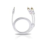 Oehlbach i-Connect Stereo Audio Kabel 1,5m wei&szlig;
