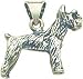 Sterling Silver Antiqued Scottish Terrier Dog Charm