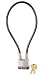 Master Lock 97DSPT  Flexible Steel Cable with Lock for Gun Security