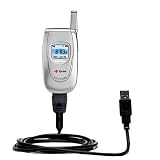 Classic Straight USB Cable for the Samsung SPH-A620 with Power Hot Sync and Charge capabilities - Gomadic Brand w/ TipExchange Technology
