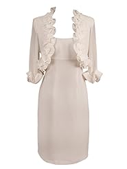 Short Sleeveless Tank  Sheer Scoop Neck Empire   Waistline Sheath  Dress With Ruffles