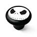 Jack Skellington Decorative High Gloss Black Ceramic Drawer Knob