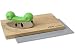 Kitchen & Housewares : Furi Rachael Ray Froggy Double-Bladed Mezzaluna with Wooden Cutting Board and Non-Slip Mat