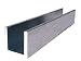 Aluminum 6063-T52 Channel Architectural 2 x 1 x 0.125 Cut to 12