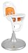 Boon Flair Pedestal High Chair With Pneumatic Lift Coconut Seat And Tangerine Pad