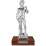 Morpier Firenze Michelangelo's David Sculpture Layered in Sterling Silver cm 21 <br /> in 8.26