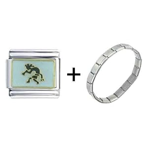 Tribal Dance Italian Charm Bracelet