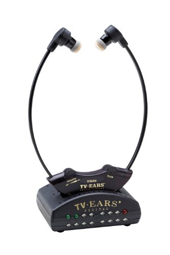 TV Ears 11241 Digital Premium Headset System, Black
