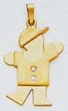 Boy Diamond Childs Charm - XK465AA