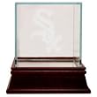Chicago White Sox Engraved Baseball Glass Display Case
