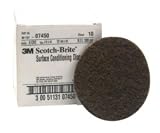 3M Automotive Products 7450 Scotch-Brite Surface Conditioning Discs - 4 Coarse/Brown 10-Pack