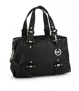 Michael Kors Gibson Satchel in Black