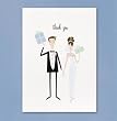 Darling Duo Thank-You Cards - White