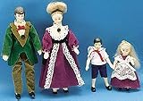 Dollhouse Miniature Victorian Doll Family
