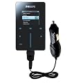 Rapid Car / Auto Charger for the Philips GoGear HDD6320 - uses Gomadic TipExchange Technology