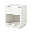 Logik Collection Night Table in Pure White Finish By South Shore Furniture